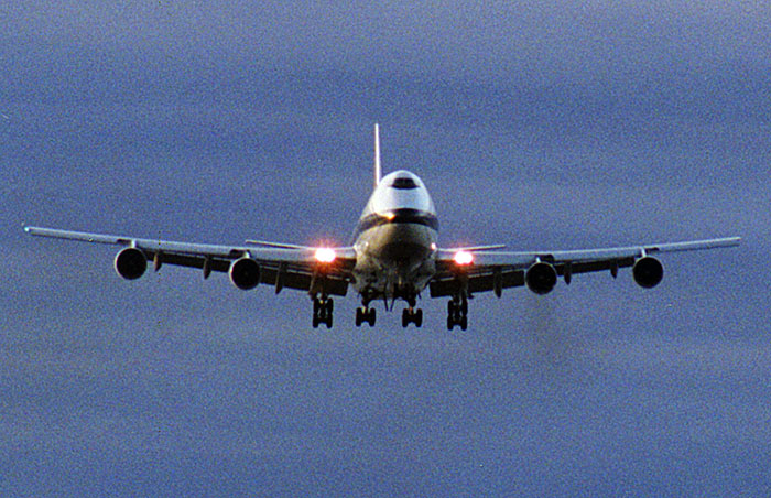 May 1999: Arriving at Anchorage from Japan on my second to last flight. Photo: Mary Hayes